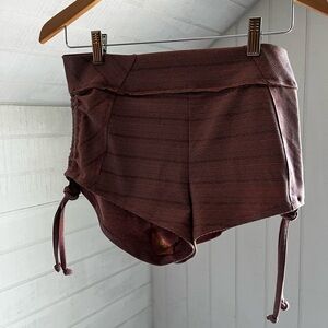 Free People Athletic Shorts with Adjustable Ruching